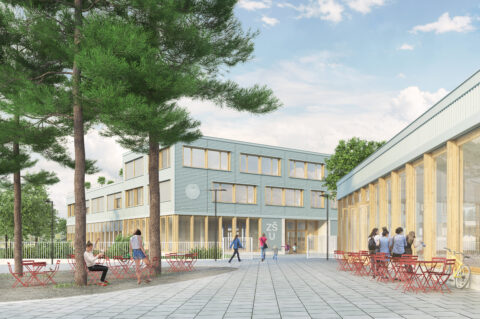 1st place in the architectural competition: A NEW ELEMENTARY SCHOOL FOR UHŘÍNĚVES